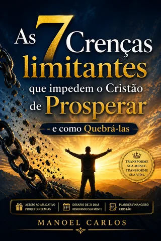 Capa do e-book As 7 Crenças Limitantes que Impedem o Cristão de Prosperar - e como Quebrá-las